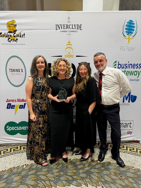 Celebrating Our Win at the 2024 Inverclyde Chamber of Commerce ICON Awards!