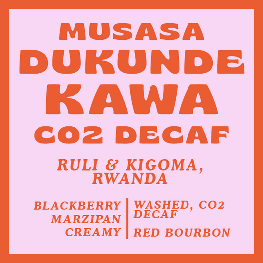 Musasa Dukunde Kawa CO2 Decaf - Rwanda