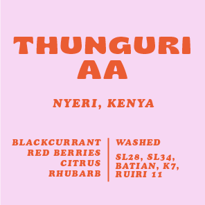 Thunguri AA, Kenya